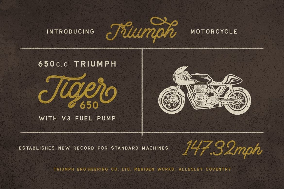 Retrology - a retro monoline script - view 5