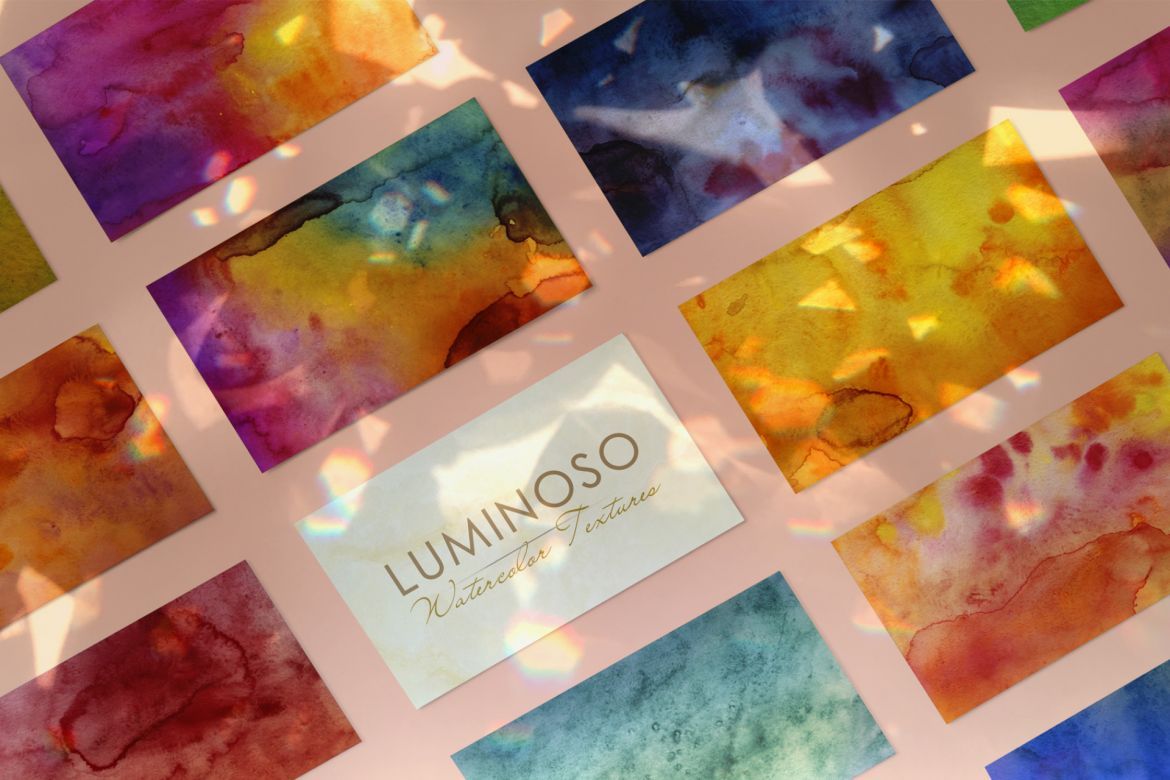 Luminoso Watercolor Textures - view 9