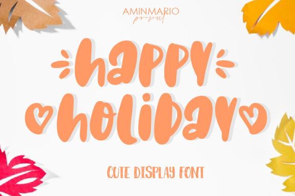 Happy Holiday - Free Font