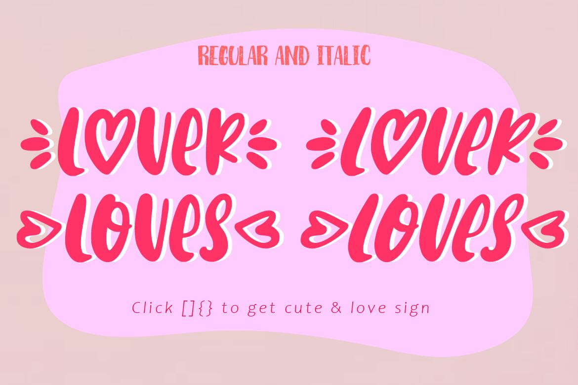 Lover Loves - Free Font - view 5