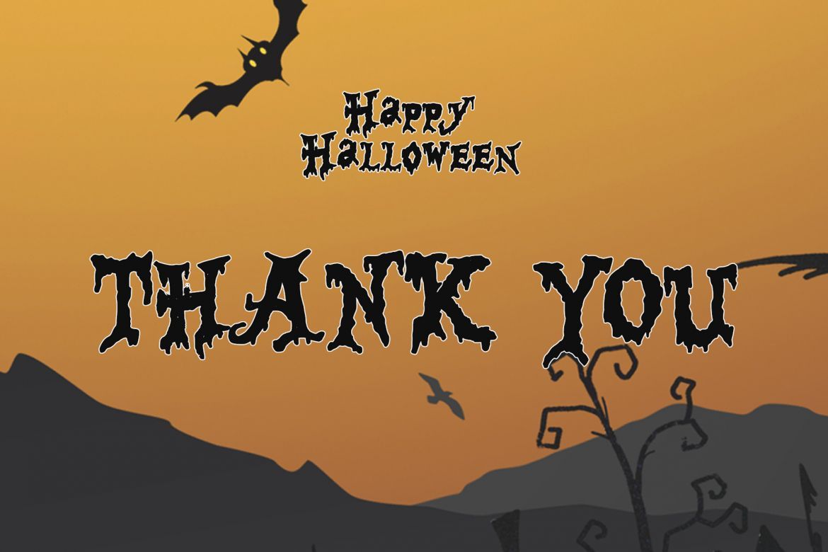 Happy Halloween Font - view 7