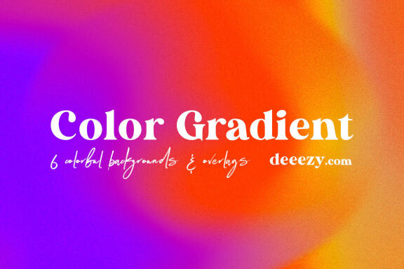 Free Color Gradient BG & Overlays
