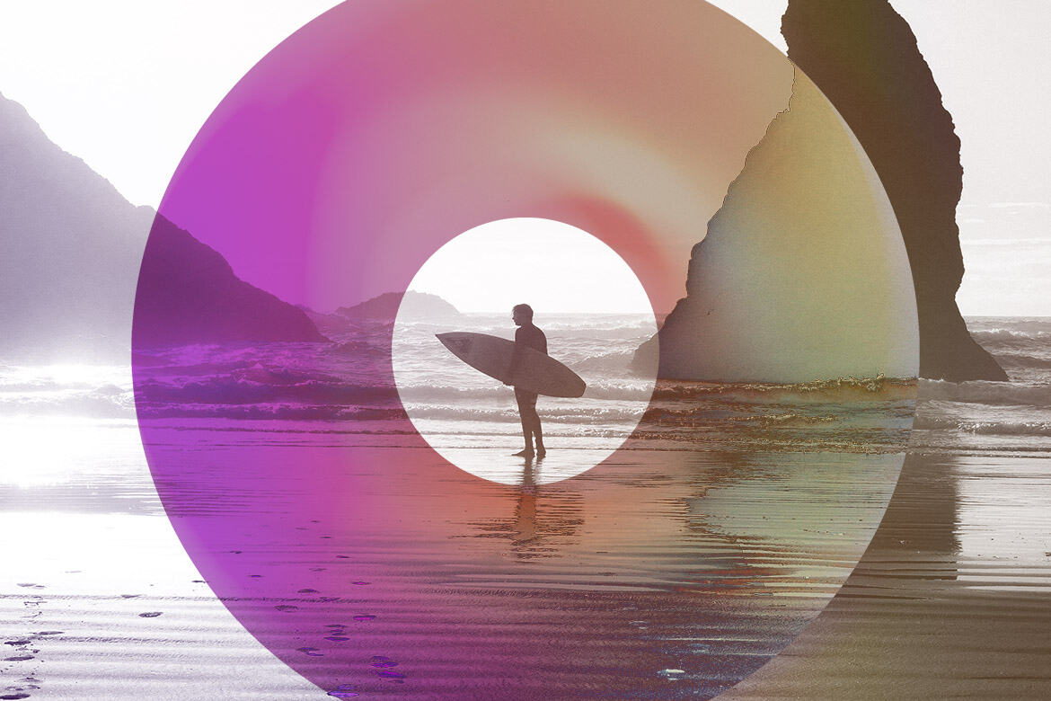 Free Color Gradient Rings & Overlays - view 3