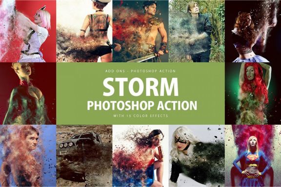 Strom Photoshop Action - view 3