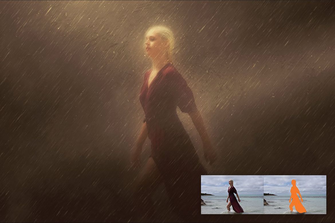 Rain Photoshop Action - view 3