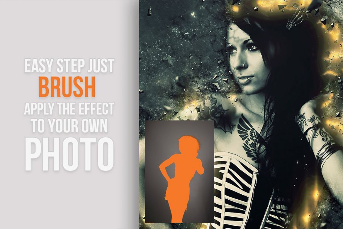 Ruin Photoshop Action alternate