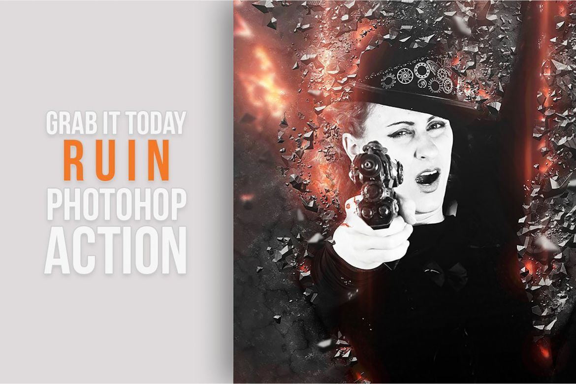 Ruin Photoshop Action - view 5