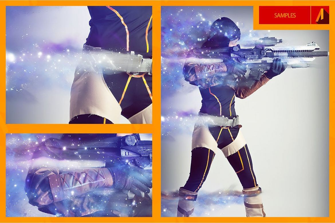 Glowing Stars Photoshop Action - view 6