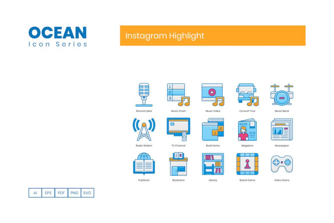 105 Instagram Highlights Icons | Ocean - view 5