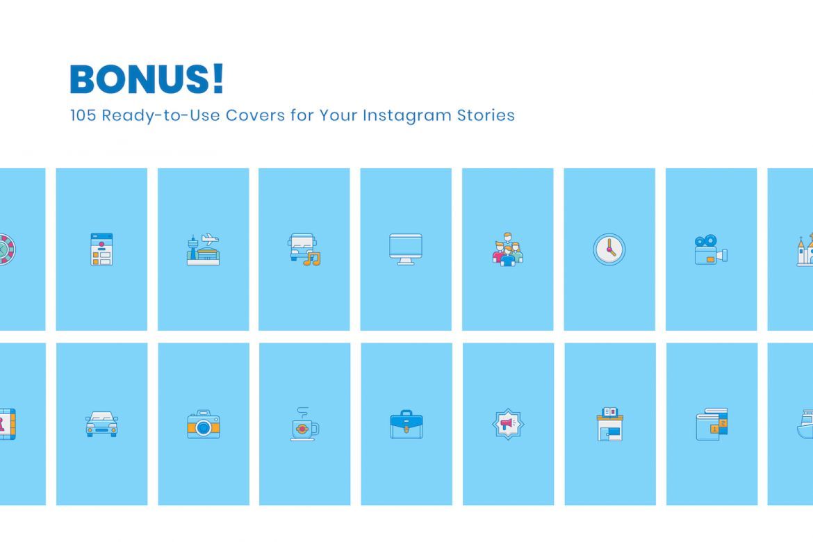 105 Instagram Highlights Icons | Ocean - view 8