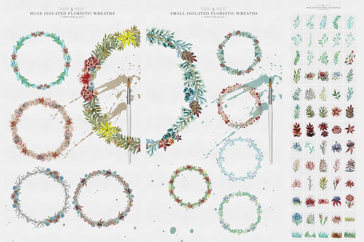 Wild Forest Watercolor Collection - view 3