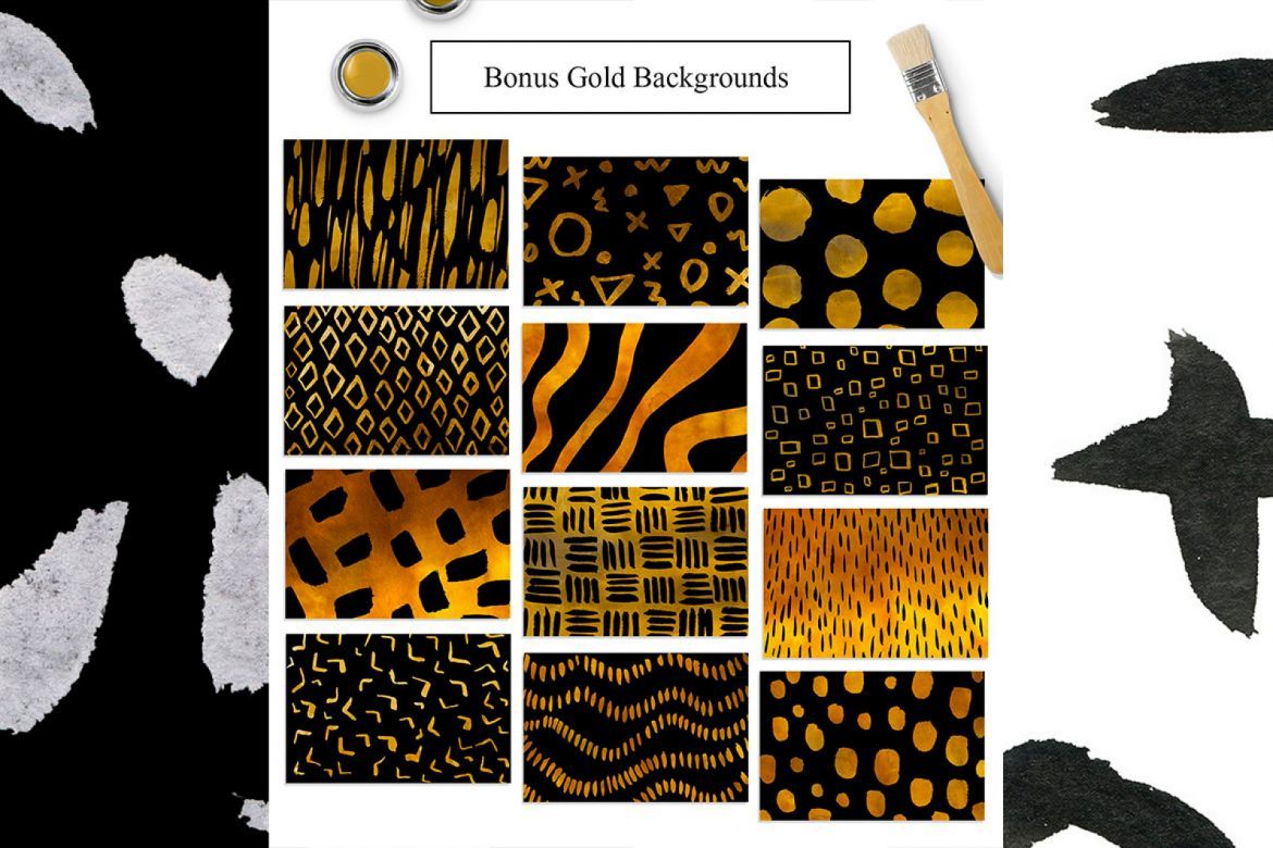 110 Abstract Ink Backgrounds - view 3