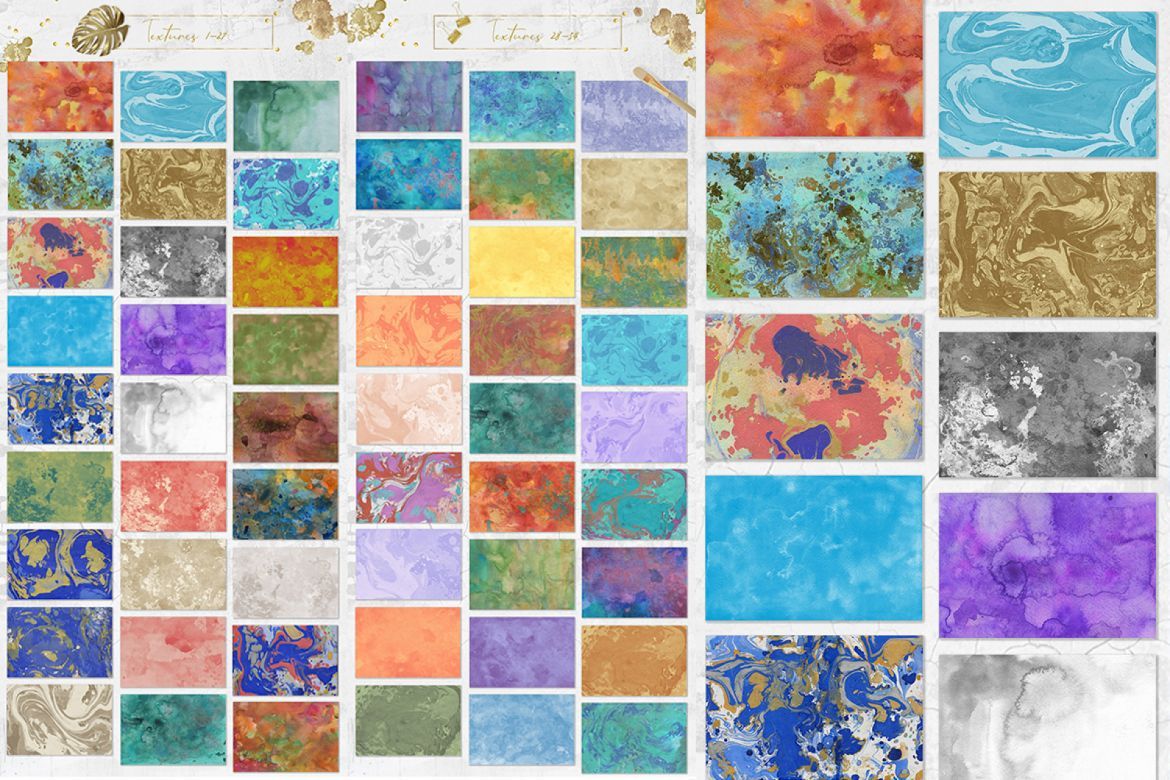 Tropical Watercolor Set - view 7