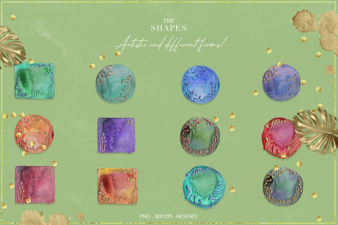 Tropical Watercolor Set - view 10