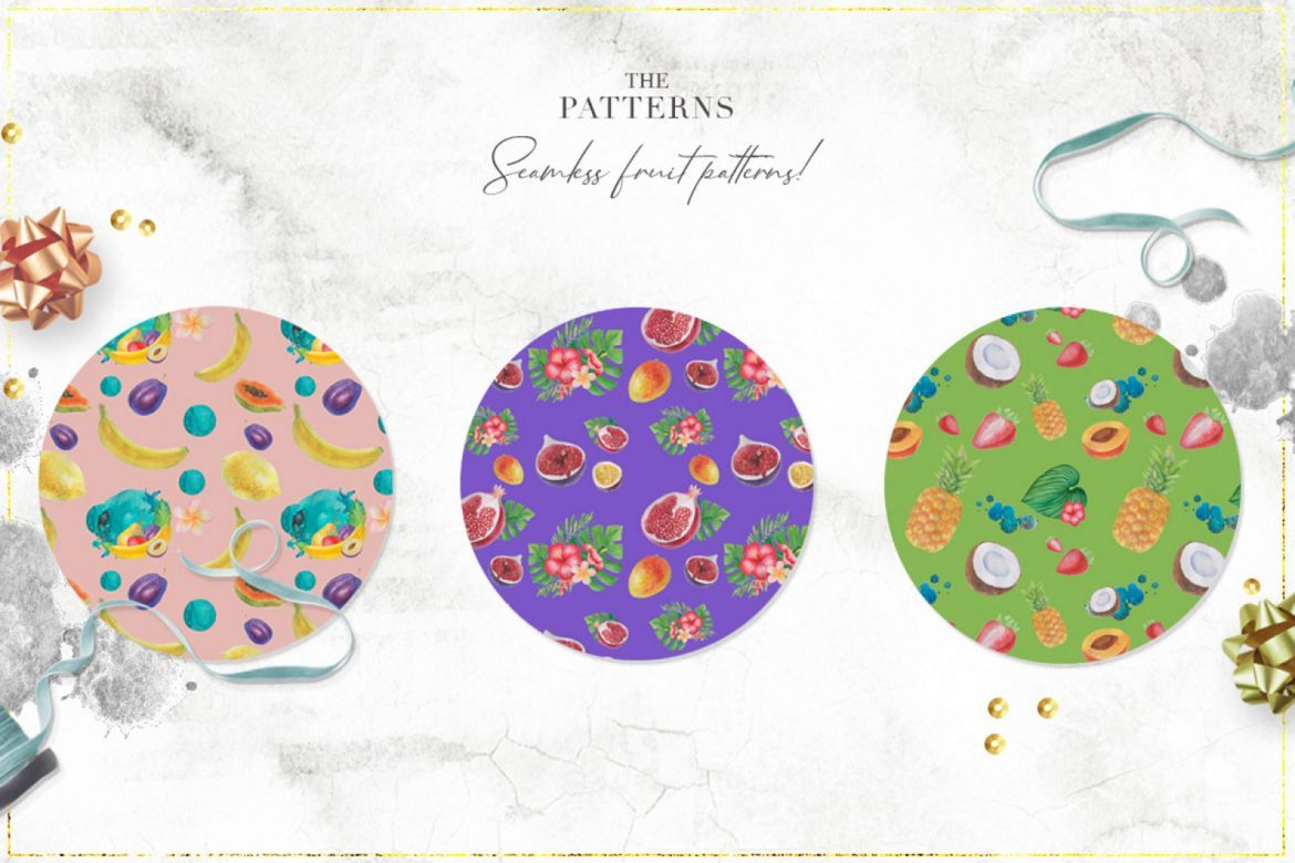 Tropical Watercolor Set - view 12