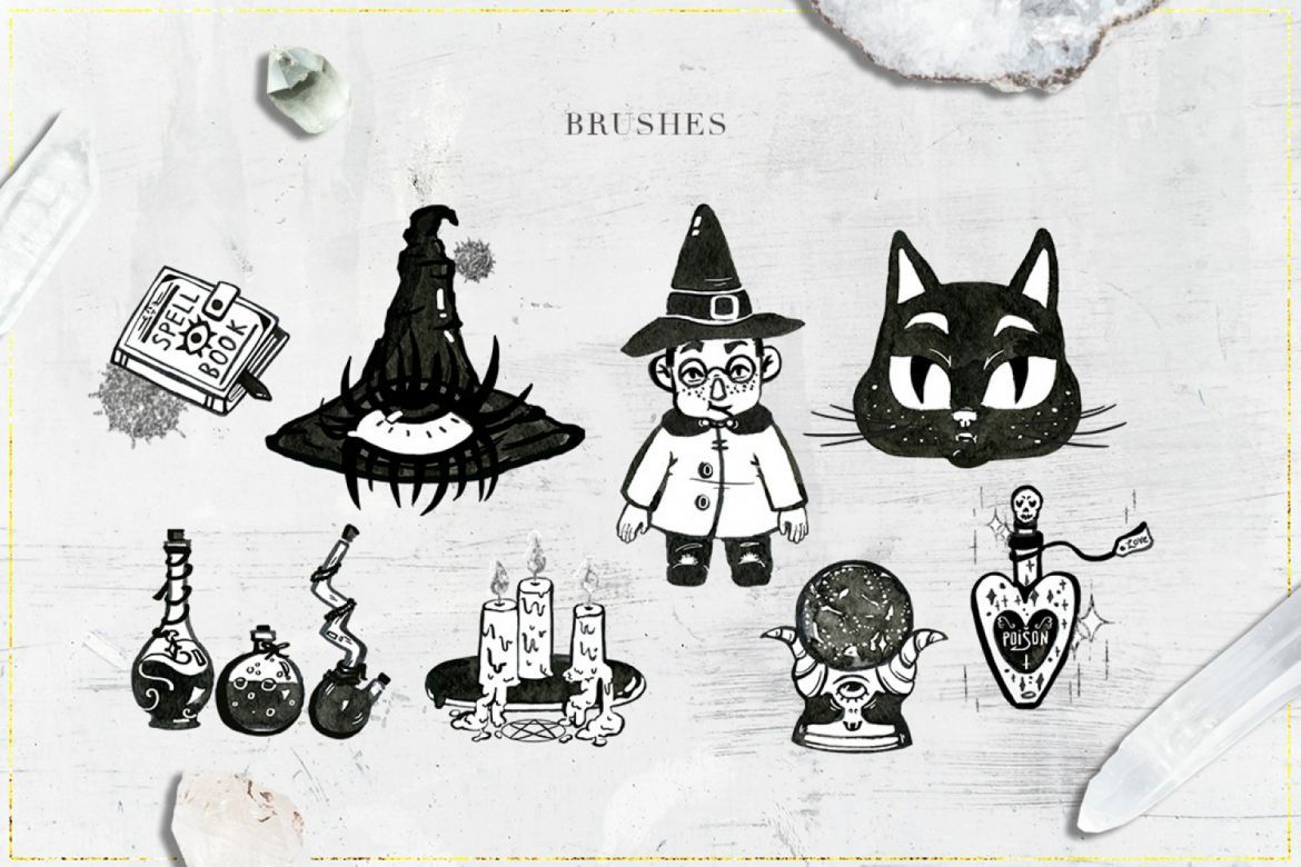 75 Witchcraft Photoshop Brushes - view 5