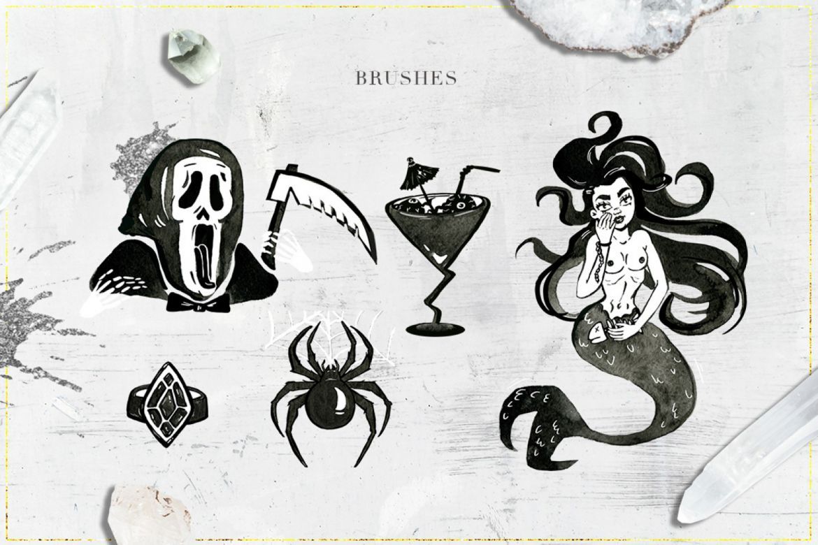 75 Witchcraft Photoshop Brushes - view 8