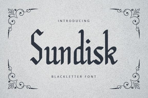 Sundisk - Calligraphy Handwritten Font