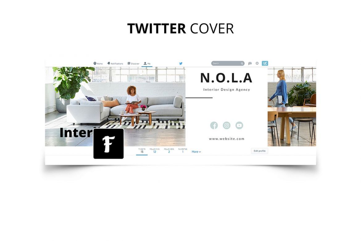 Nola Interior Design Social Media Kit - view 11