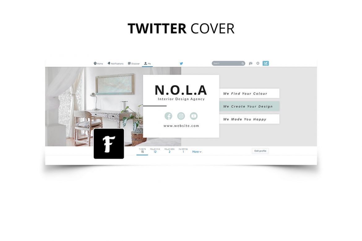 Nola Interior Design Social Media Kit - view 12