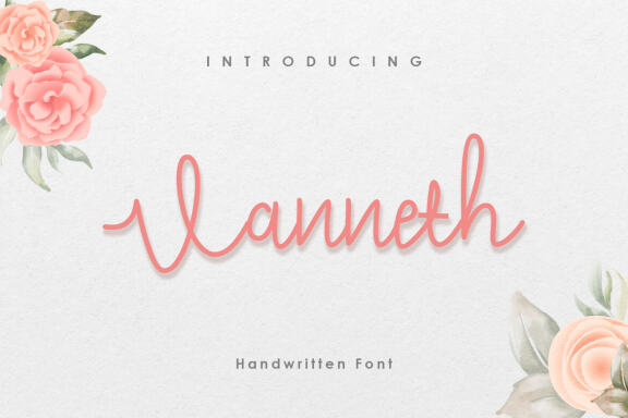 Vanneth - Free Monoline Script