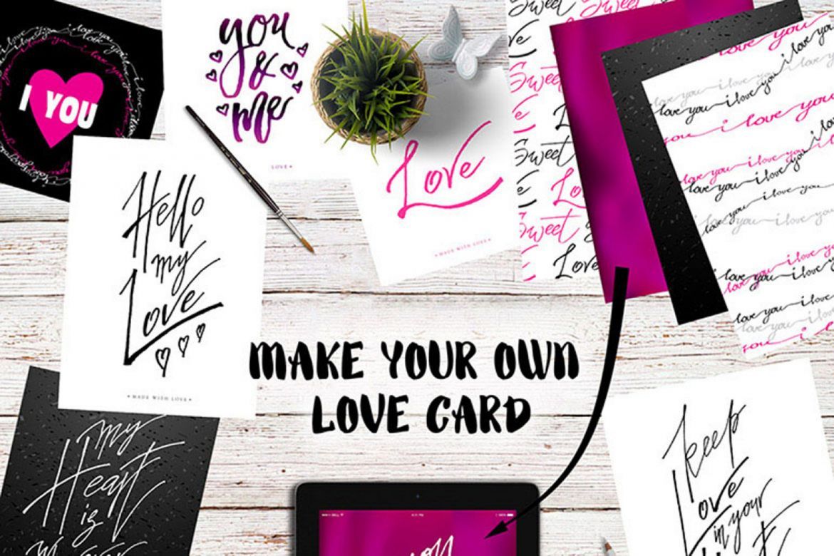 Lettering Love Cards - view 6