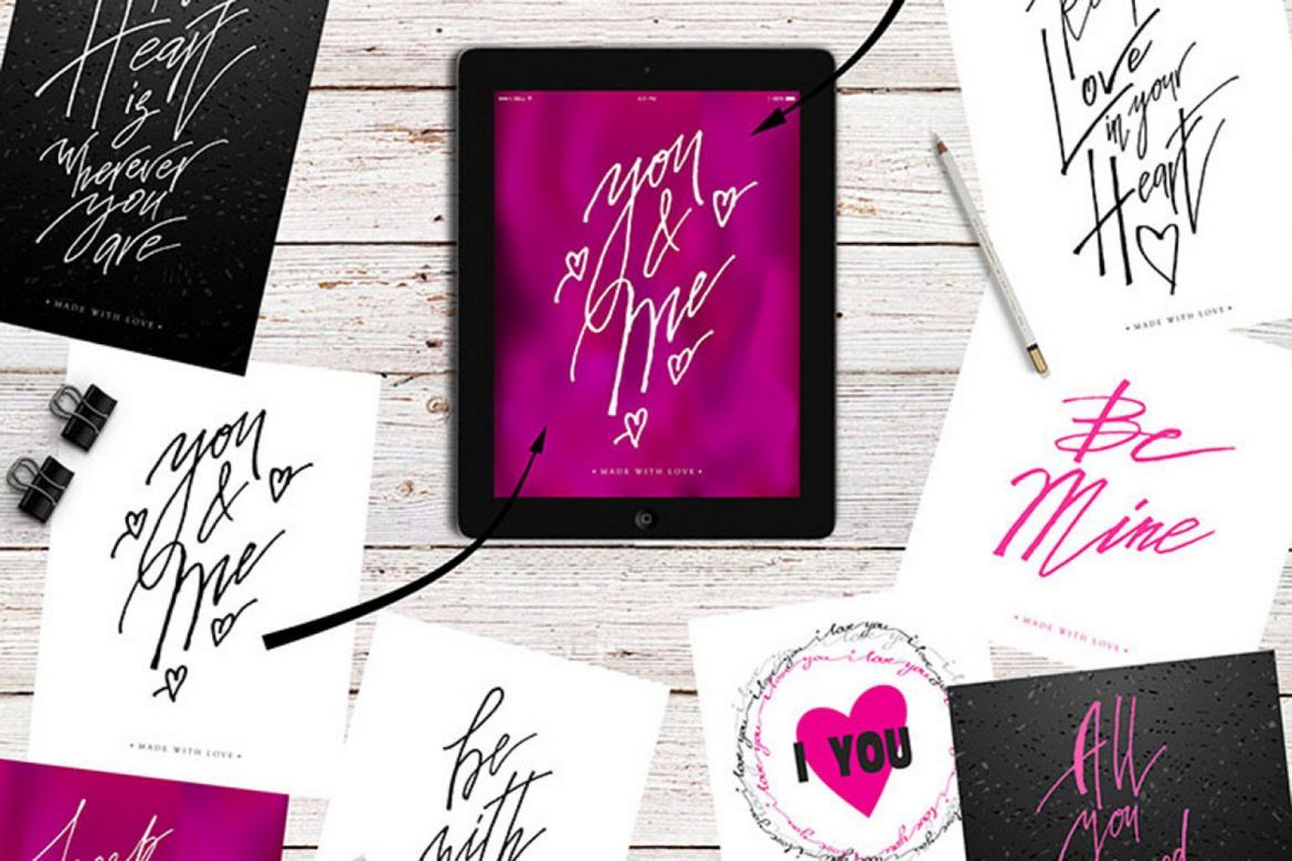 Lettering Love Cards - view 7