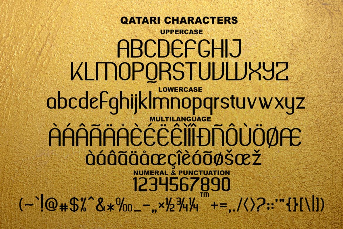 Qatari Sans Serif - view 3