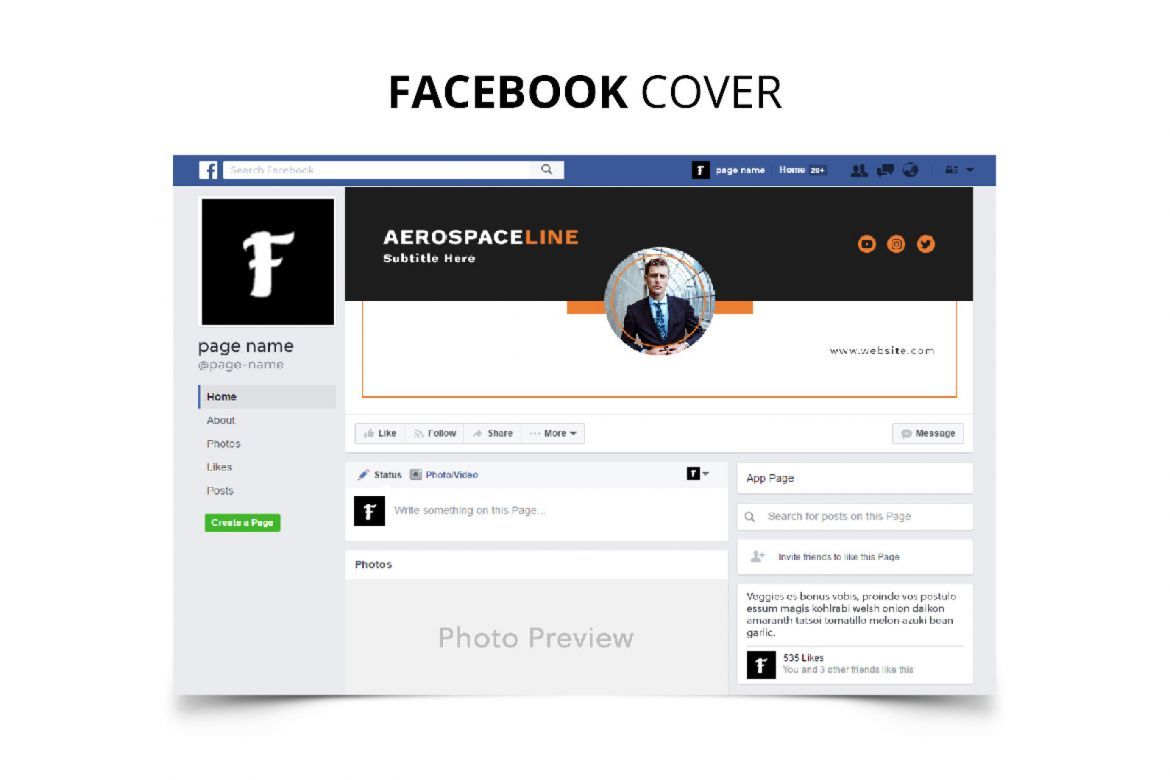 Corporate Social Media Kit - view 8