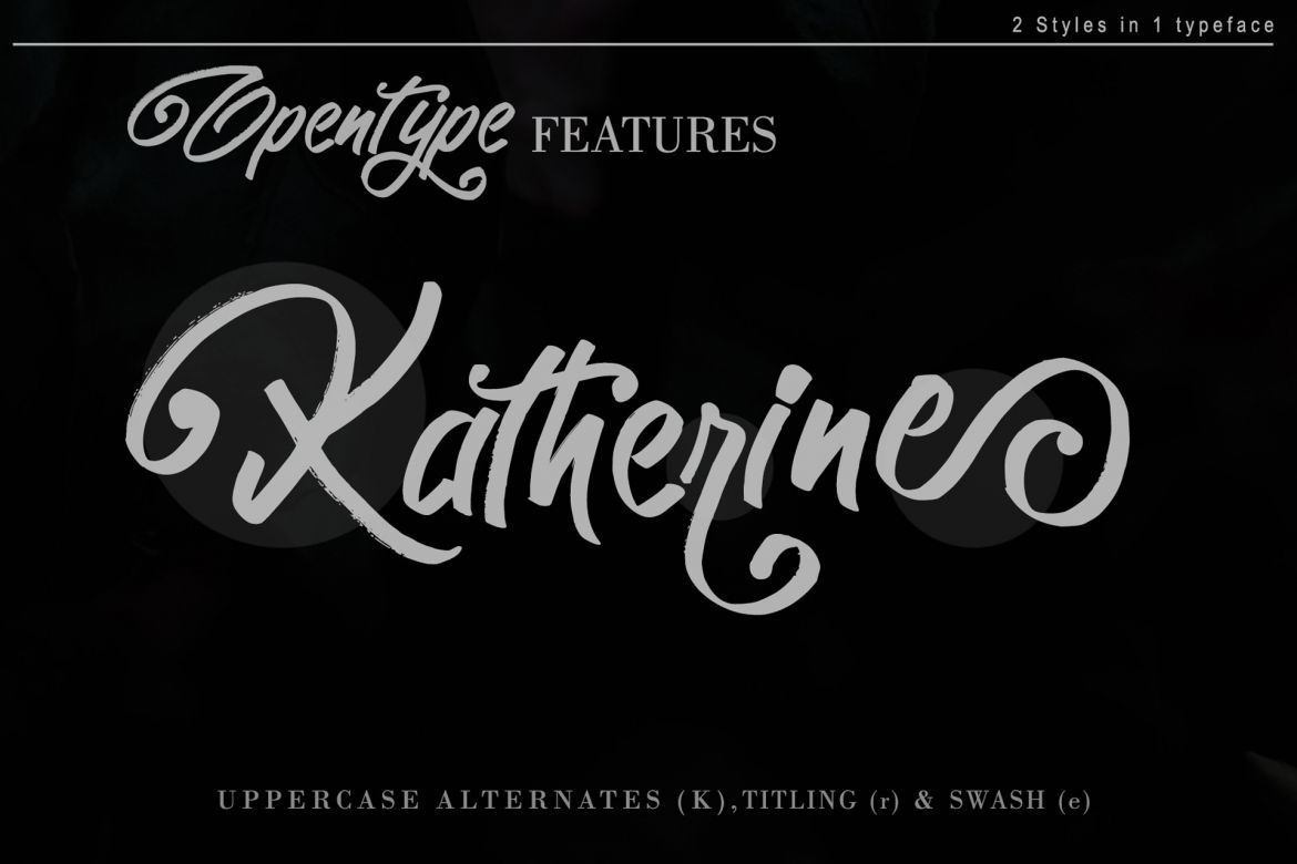 Katherine Brush Script alt