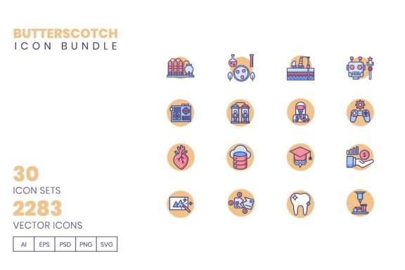 2283 Icons - Butterscotch Bundle