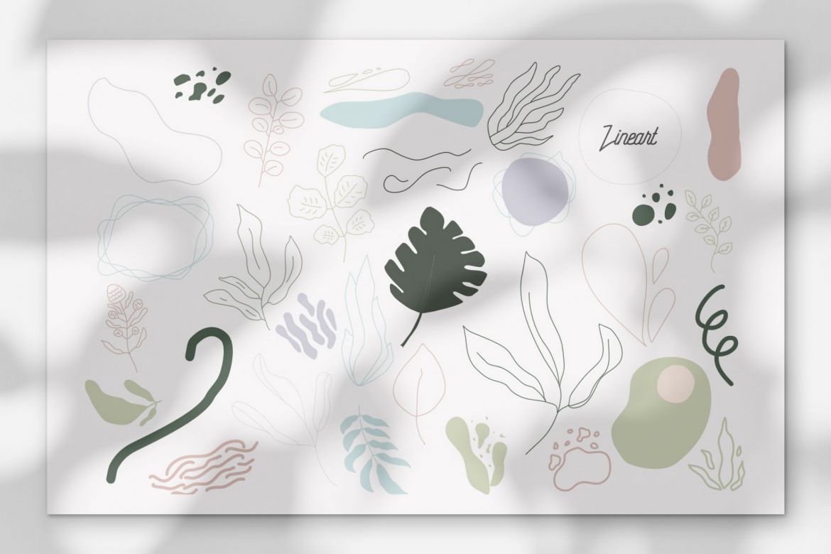 Lineart Abstract Vector Illustration - view 5