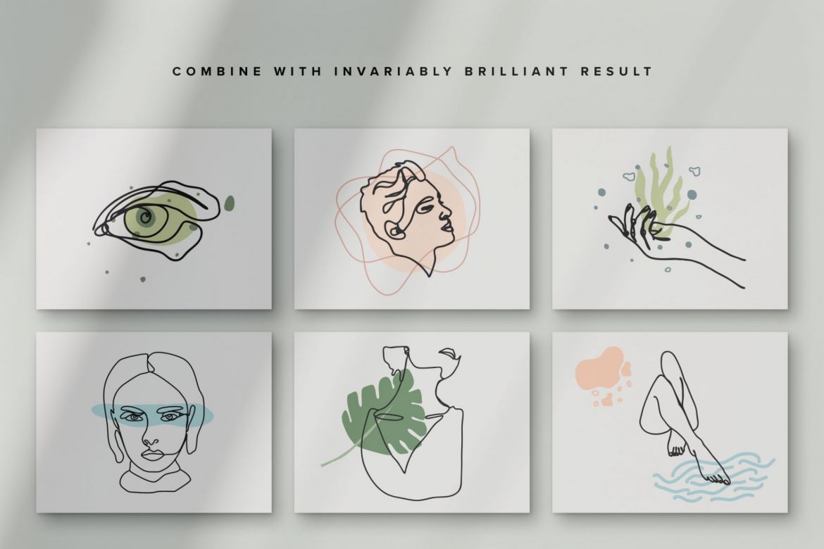 Lineart Abstract Vector Illustration