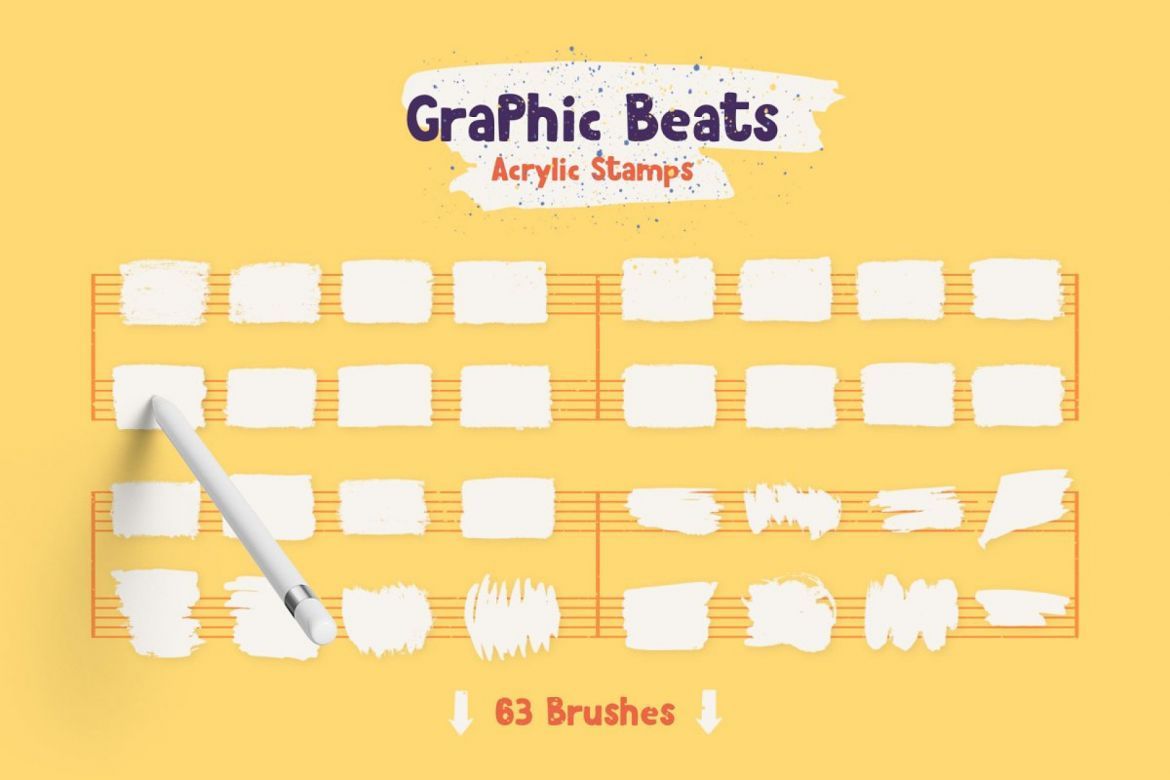 Graphic Beats Procreate Brushes - view 7