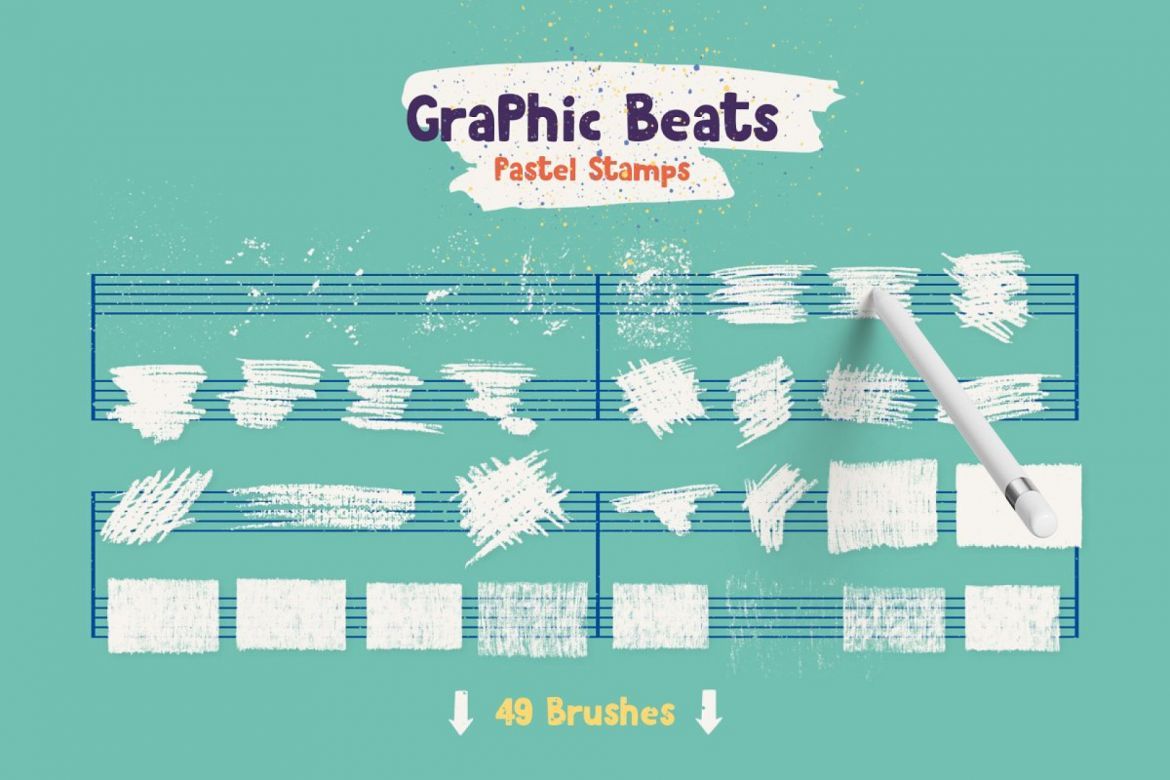 Graphic Beats Procreate Brushes - view 9