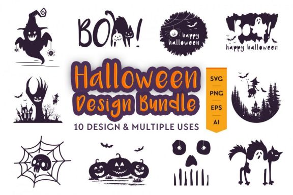 Halloween SVG Bundle-cut files / Clipart