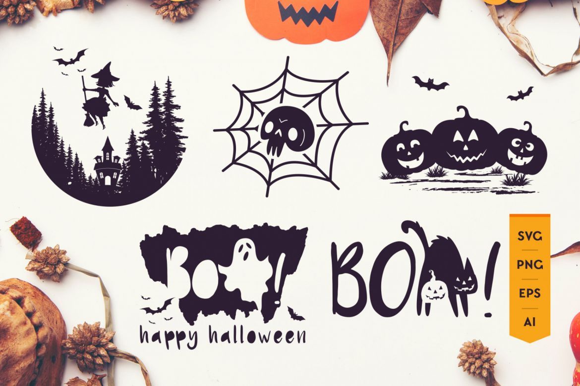 Halloween SVG Bundle-cut files / Clipart - view 14