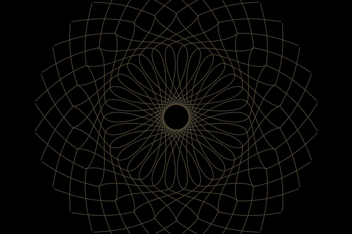 Free Abstract Radial Shapes - view 4