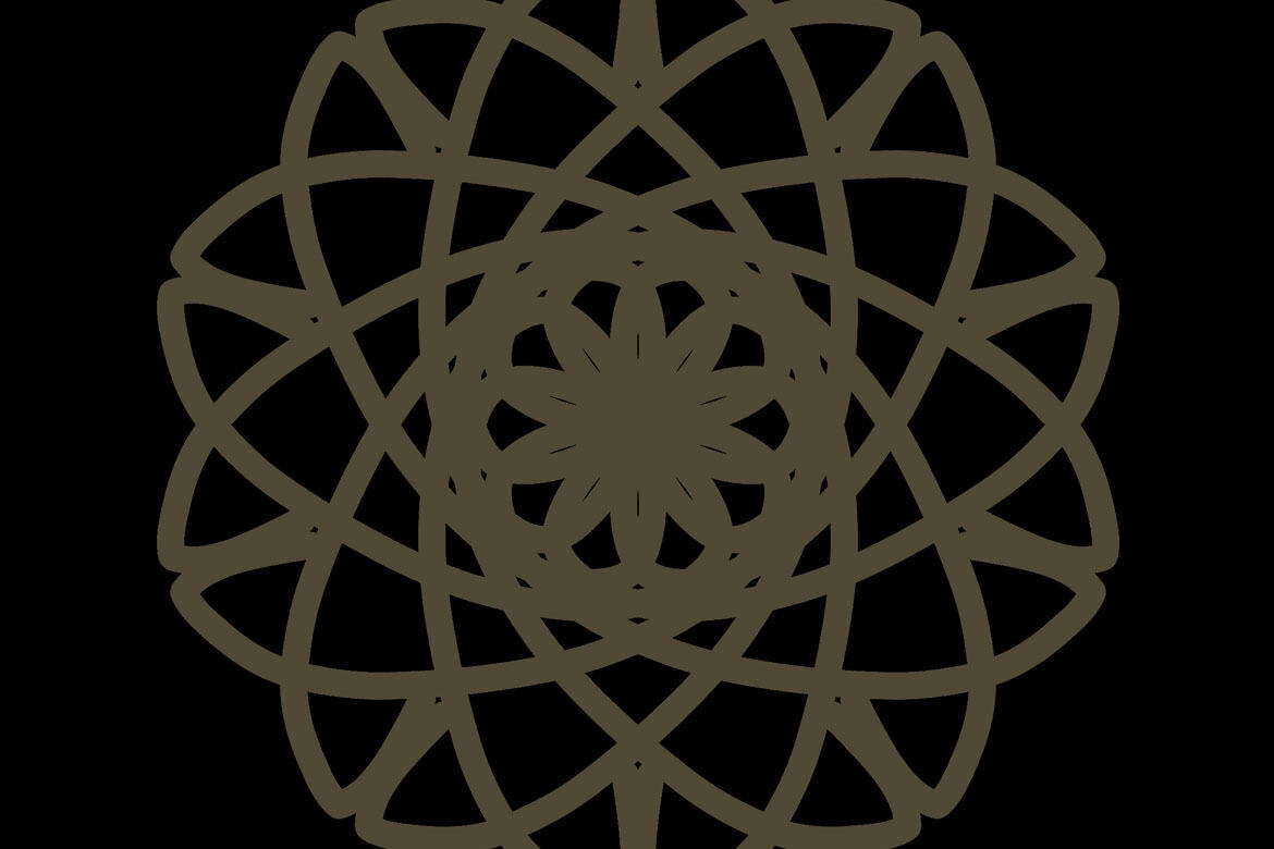 Free Abstract Radial Shapes - view 7