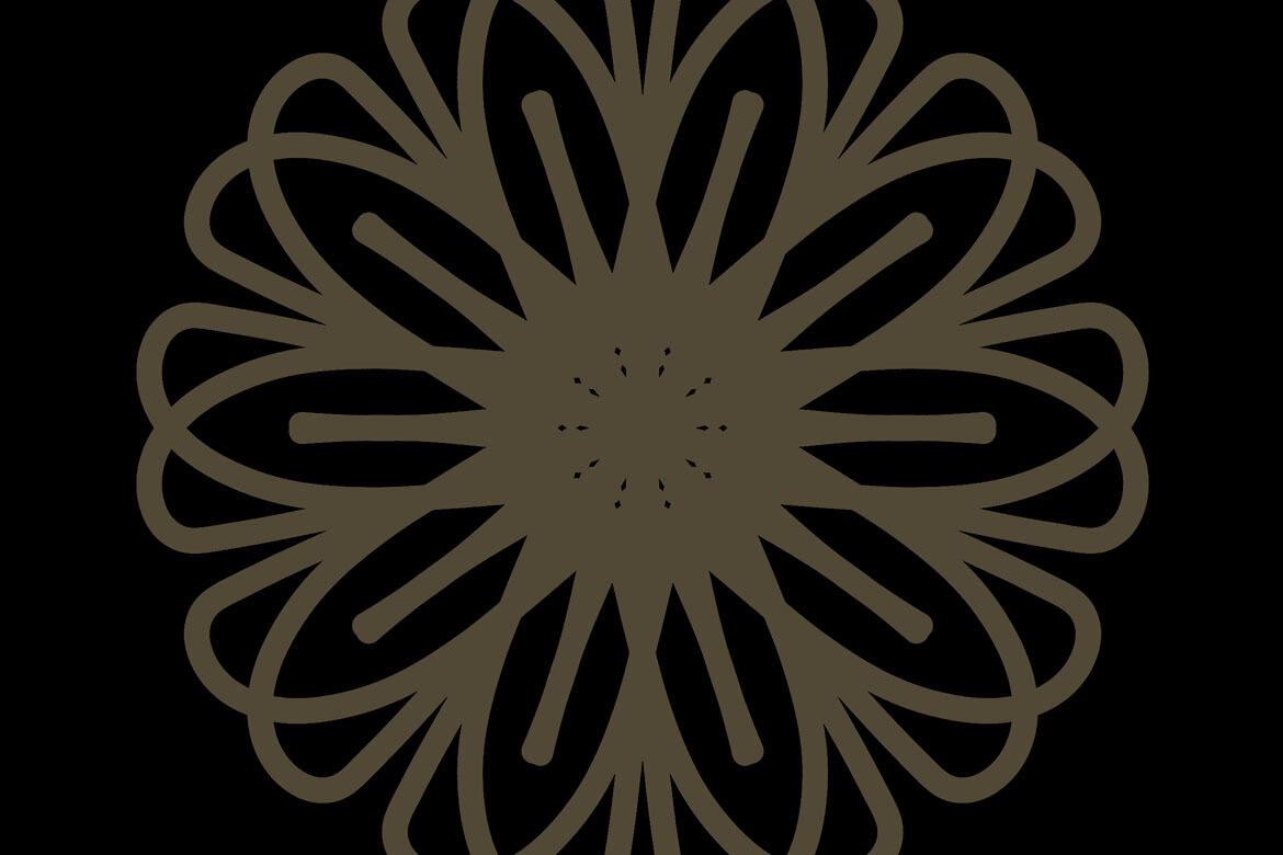 Free Abstract Radial Shapes - view 6