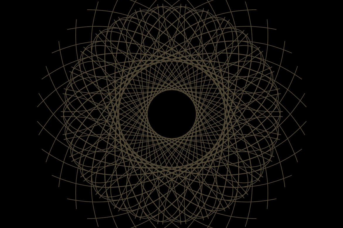 Free Abstract Radial Shapes - view 5