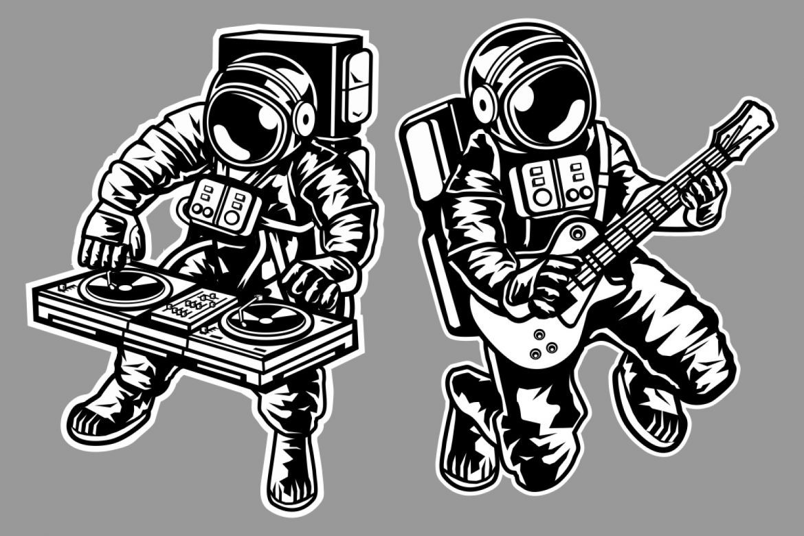 Astronaut Vector Pack - view 2