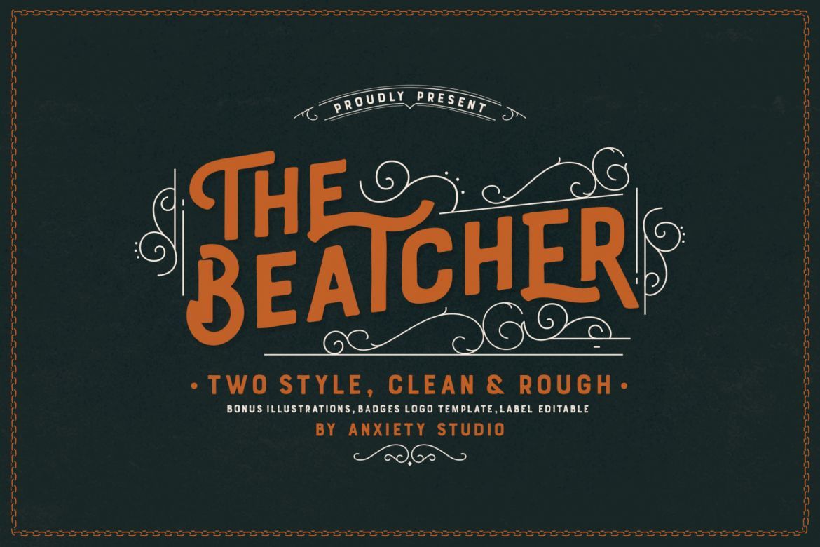The Beatcher Typeface (Extras) - view 4