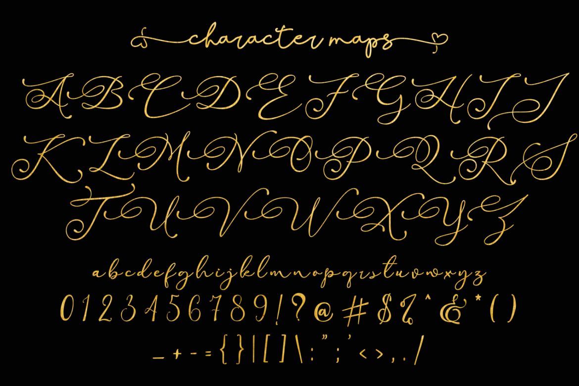 Raregold Script alternate