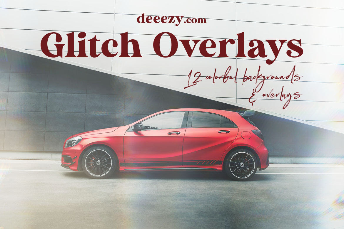 Free Grunge Glitch BG & Overlays alternate