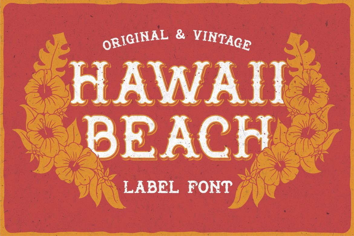 Hawaii Beach Layered Font - view 5