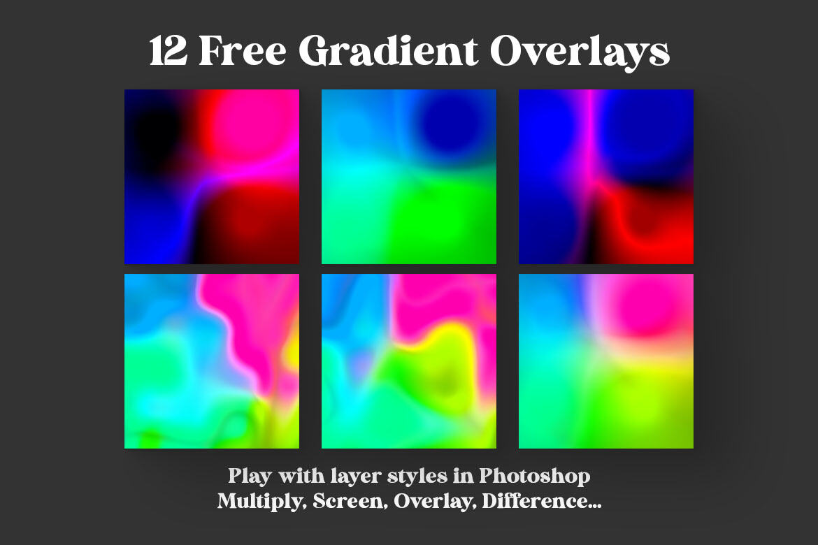 Free Color Gradient BG & Overlays - view 4