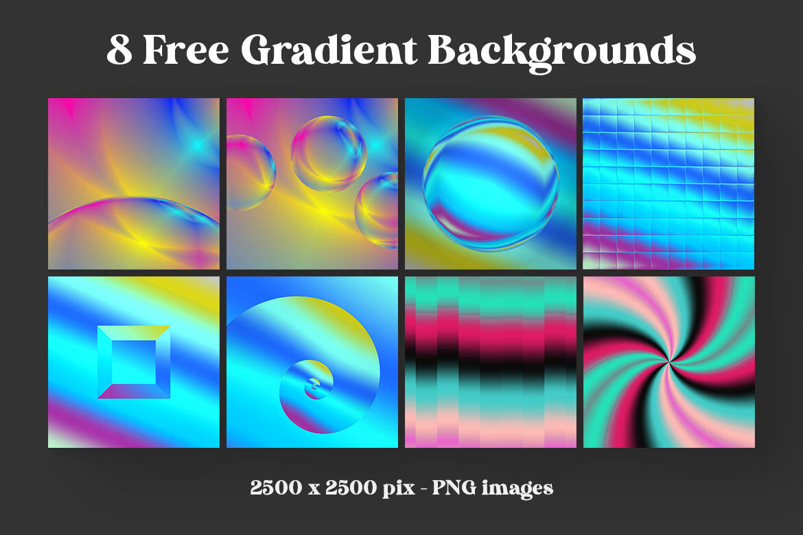 Free Creative Gradient Backgrounds - view 5