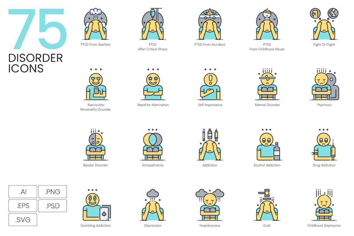 1400+ Icons - Aqua Vector Bundle - view 10
