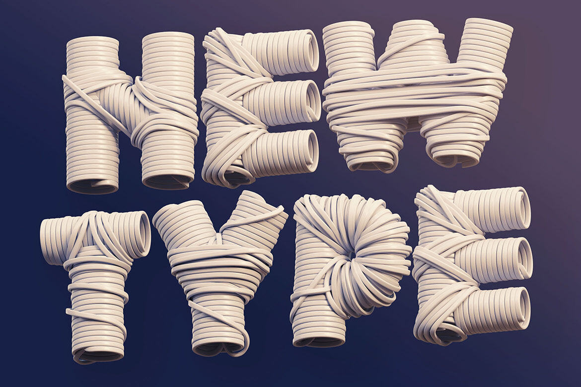 Cable - Free 3D Lettering - view 5